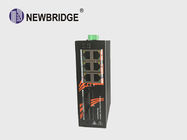 CCTV Endüstriyel Gigabit PoE Ethernet Anahtarı IP40 Sınıf Metal Kabuk Dayanıklı Korumak