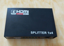 Çin Mini 4K 1.4a HDMI Splitter 1 4&amp;#39;ü bir arada (1 x 4) HDMI Splitter, Destek 3D 1080P 4K x 2K Fabrika