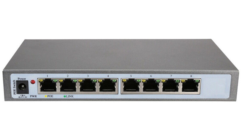 Auto Negotiation 10 100 1000M PoE Ethernet Switch 8 Port 802.3af Standard
